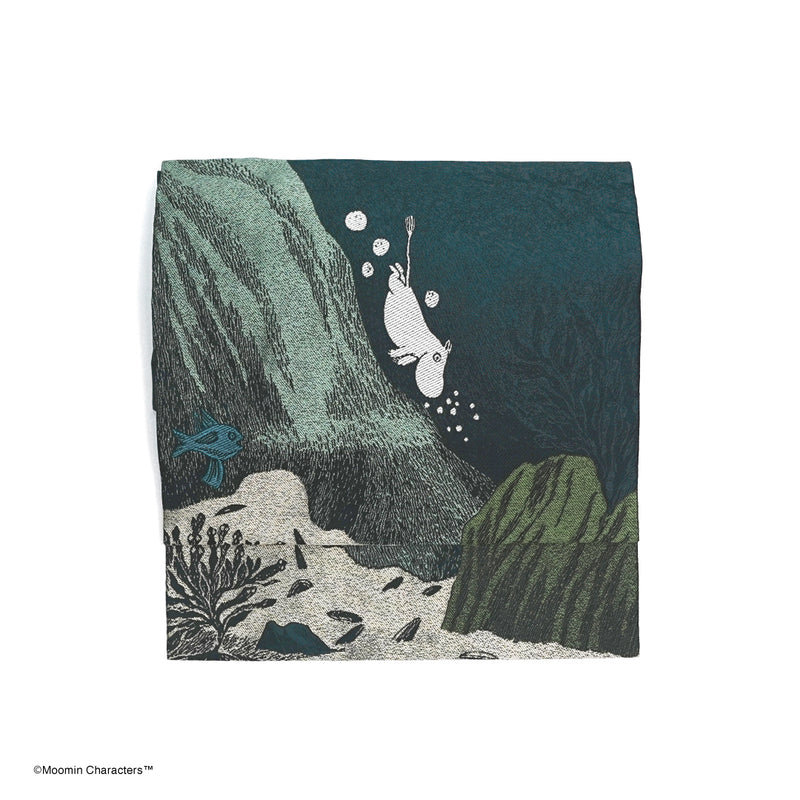 MOOMINコラボ＞西陣織なごや帯「MOOMIN's Treasure Dive-ムーミンの