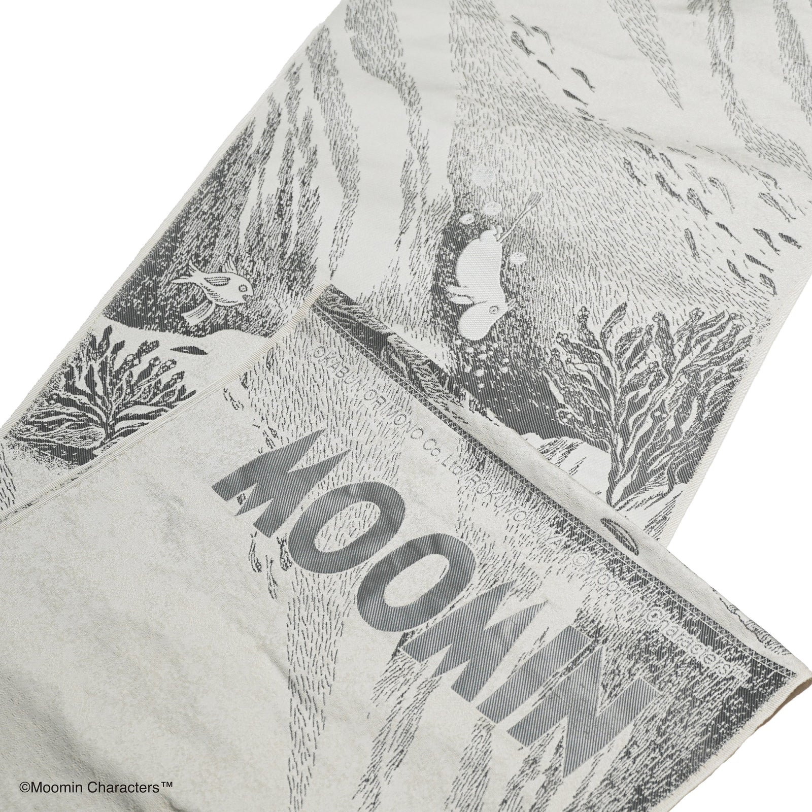 MOOMINコラボ＞西陣織なごや帯「MOOMIN's Treasure Dive-ムーミンの