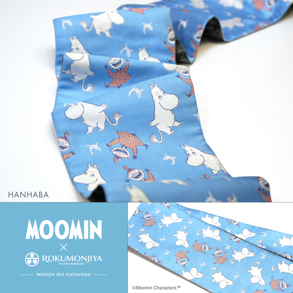 MOOMINコラボ＞西陣織半幅帯「MOOMIN & Friends」 – ROKUMONJIYA
