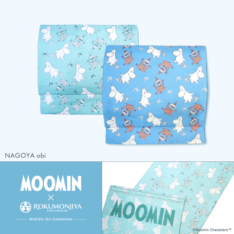 MOOMINコラボ＞西陣織名古屋帯「MOOMIN & Friends」 – ROKUMONJIYA