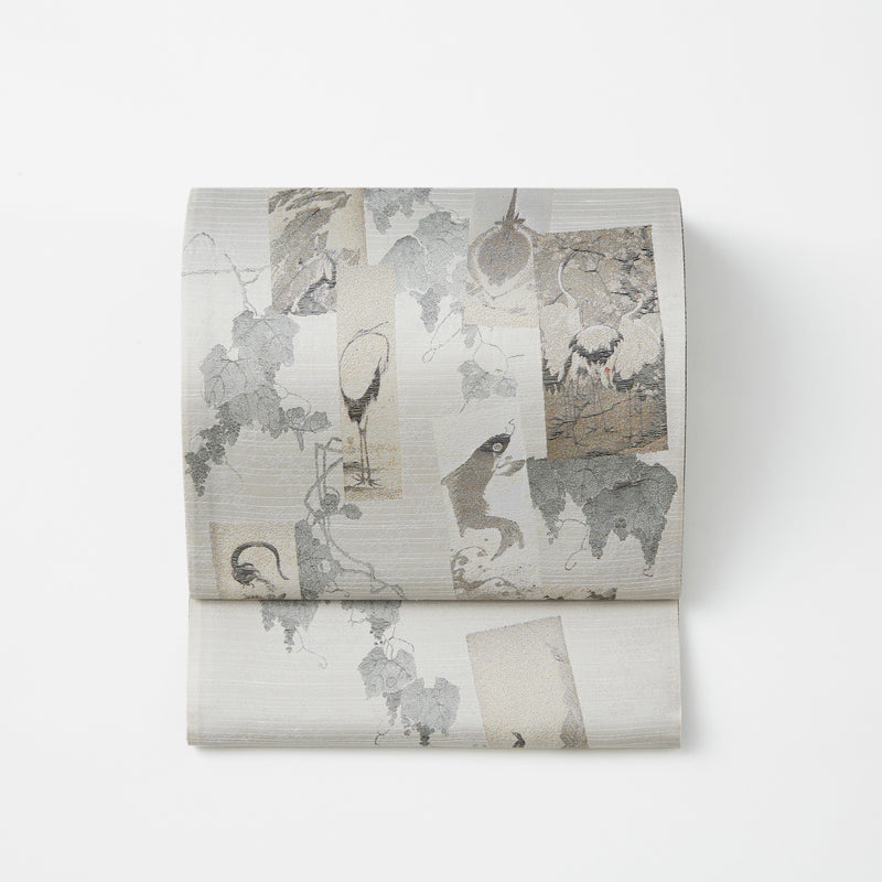 奥ゆかしさを醸す伝統衝立 山水画＋小紋柄 若冲水墨図絵巻 – ROKUMONJIYA ONLINE STORE