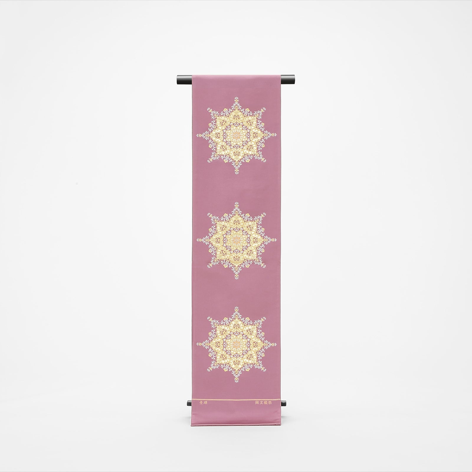 楊貴妃 シンプル 桃 紫 金刺繍 宝相華文 袋帯 西陣織 – ROKUMONJIYA